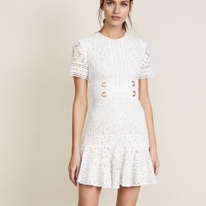 Lover Flora Mini Lace Flip Dress